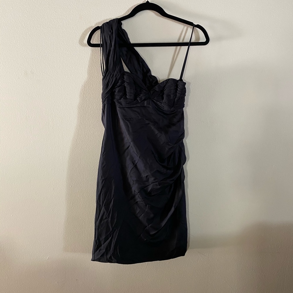 Castle Starr Silk One Shoulder Dress SZ2